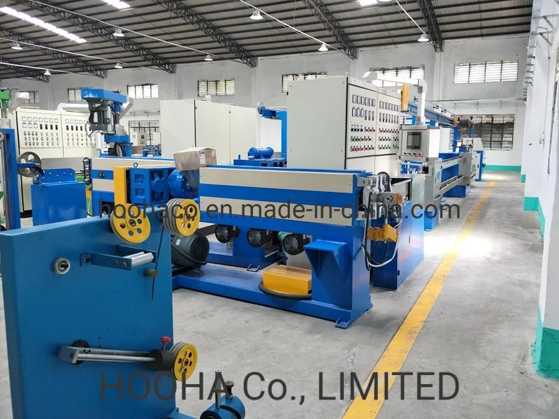 Single Core High Speed PVC/PE/PP Extruder Insulated Wire Sheathing Extrusion Machine