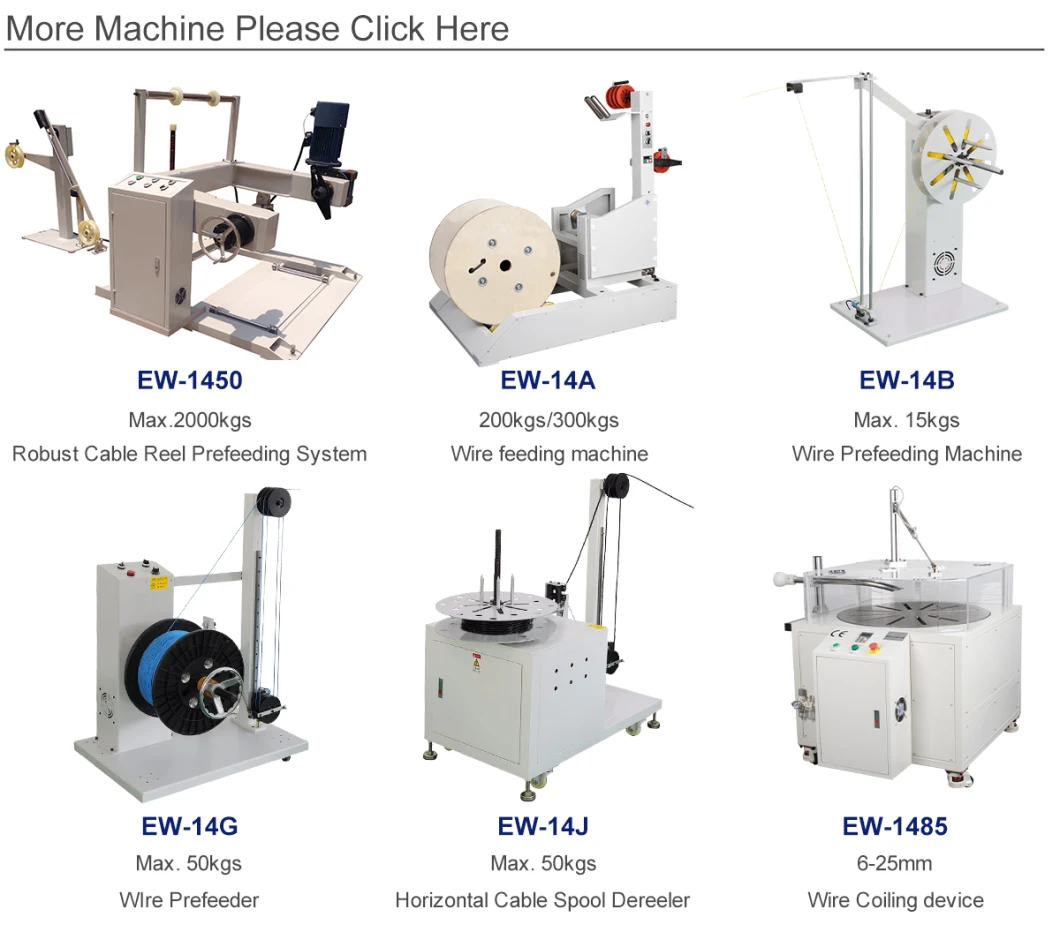 Eastontech Ew-1435 Big Weight Cable 1000kgs Automatic Spool Wire Pay off Machine Cable Wire Feeding Machine