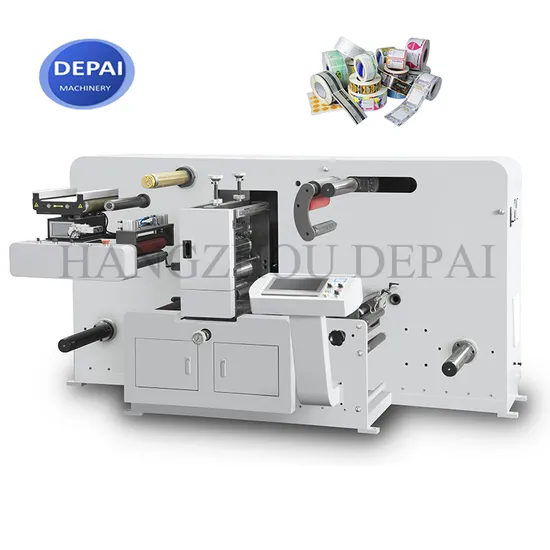 Machine de découpe à grande vitesse pour rouleaux de papier d'étiquettes auto-adhésifs, film, ruban mousse, non tissé, PP, animal de compagnie, PVC, autocollant Velcro