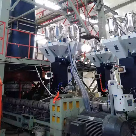 Le rotatoire de soufflement de la machine pp de film de coextrusion de 2 ou 3 couches prennent le type