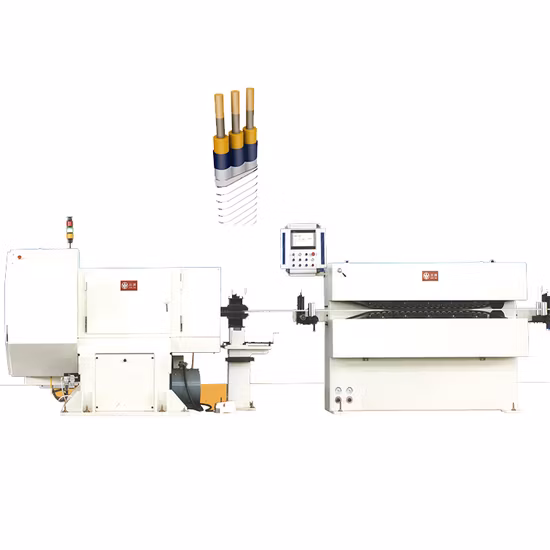 Blindage et bobinage de câble plat de pompe submersible sans pulvérisation